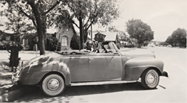 Johnny Dublin's convertible