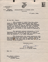 Follow-up from the Marine Corps