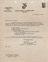 Follow-up from the Marine Corps