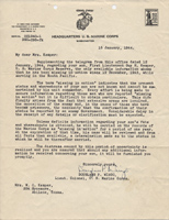 Follow-up from the Marine Corps