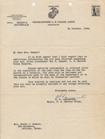 Follow-up from the Marine Corps