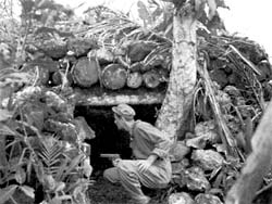 Checking a bunker