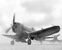 Corsairs taxiing