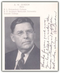A.W. Gordon, Bible