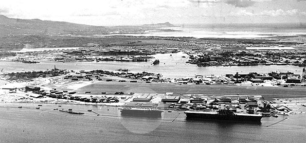 USS Long Island at Ford Island